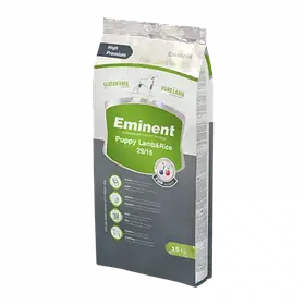 Корм для цуценят безглютеновий усіх порід Eminent Puppy Lamb & Rice 15 кг