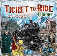 ХиТ! Ticket to Ride Europe (Билет на поезд Европа на английском + правила на русском или украинском)