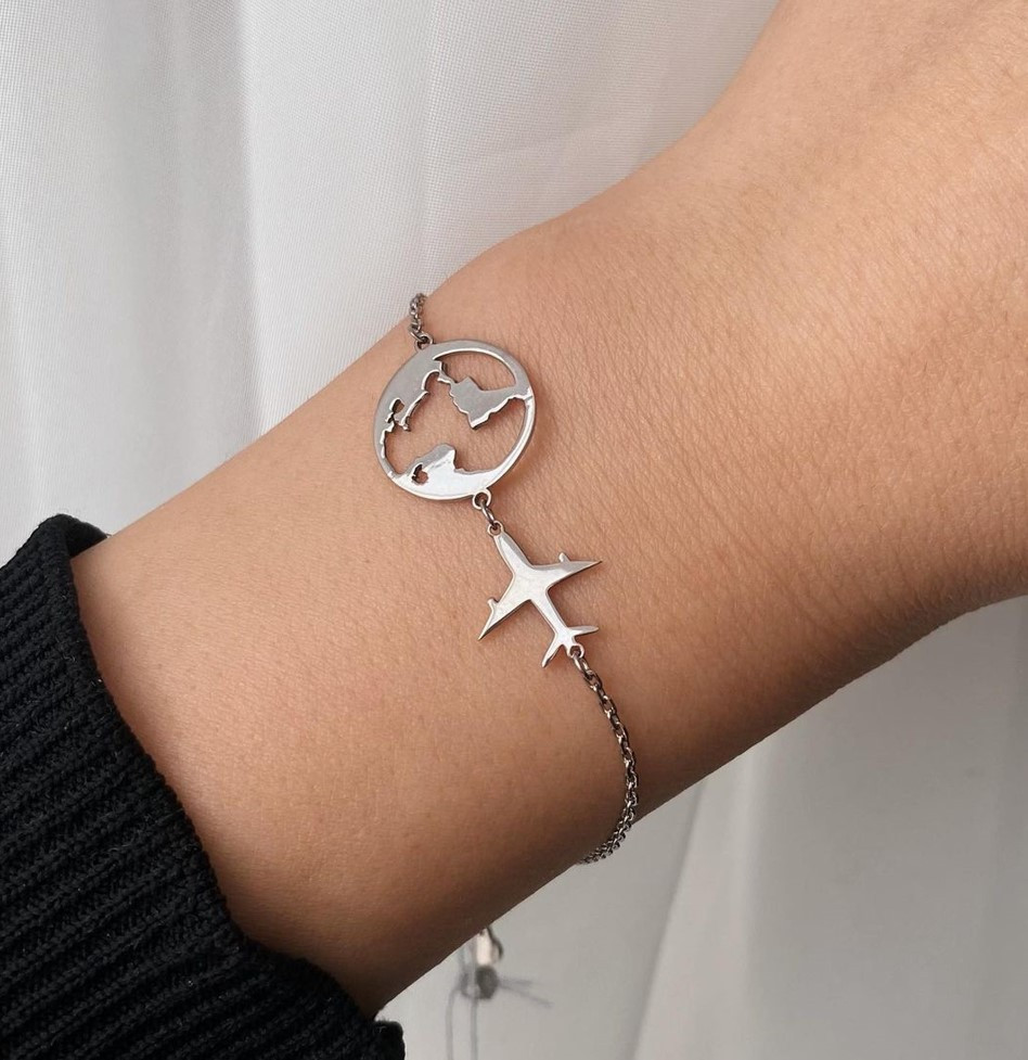 Срібний браслет Подорож