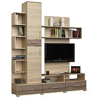 Стінка для вітальні Еверест Бриз сонома + трюфель (EVR-2249)