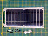Сонячна панель USB 5 вольтів 5 Вт, фото 5