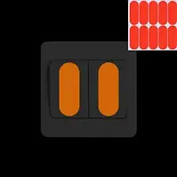 Наклейки, що світяться, на вимикачі