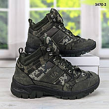 Черевики берці чоловічі зимові хакі камуфляжні Даго Україна 43