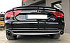 Дифузор Audi A7 4G (10-14) сток тюнінг обвіс спідниця стиль s-line, фото 3