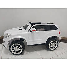 Дитяча машина на акумуляторі Just Drive ML-35. 2 мотори по 40 Вт, MP3, 6 км/год. Біла, фото 5