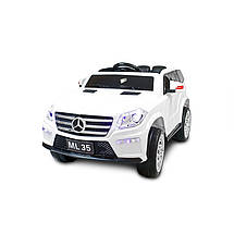 Дитяча машина на акумуляторі Just Drive ML-35. 2 мотори по 40 Вт, MP3, 6 км/год. Біла, фото 6
