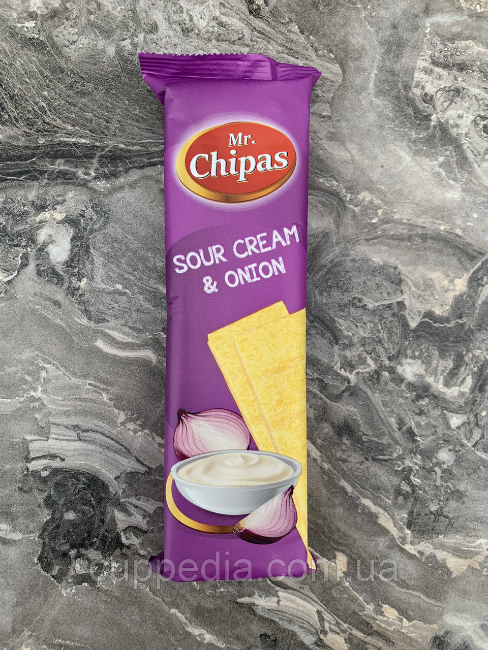 Чіпси Mr.Chipas Sour cream & onion сметана з цибулею 75 грм