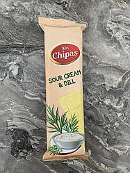 Чіпси Mr.Chipas Sour cream & dill сметана із зеленню 75 грм