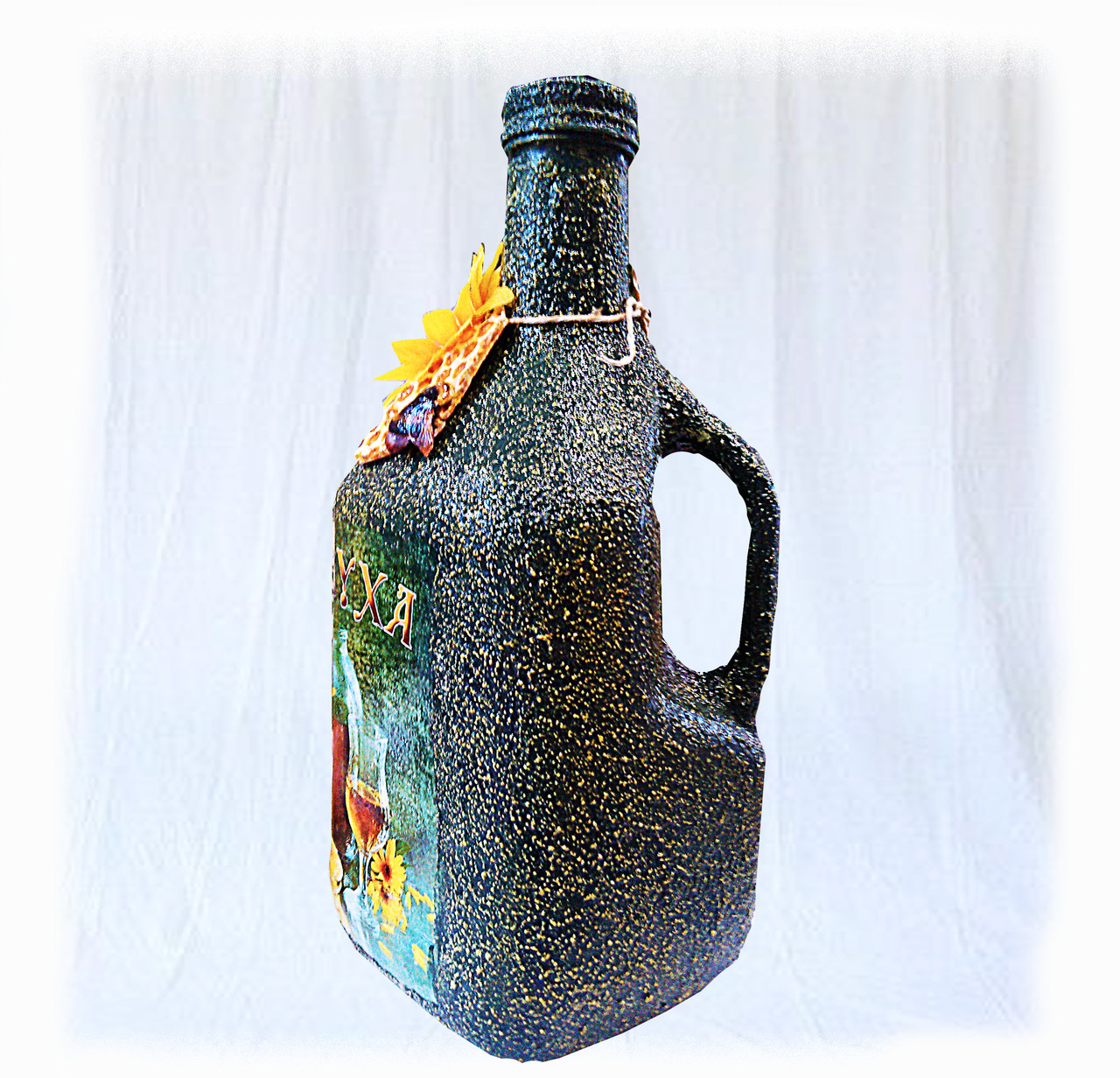 Декоративная бутылка "Медовуха", оригинальный подарок мужчине - фото 2 - id-p286173066