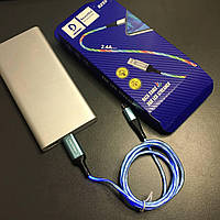 Світний кабель Denmen Micro 2.4A