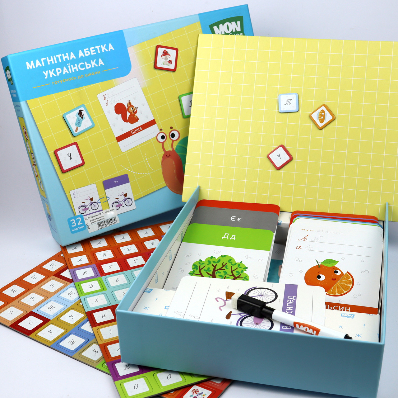 Магнітний український алфавіт Абетка тм Dodo