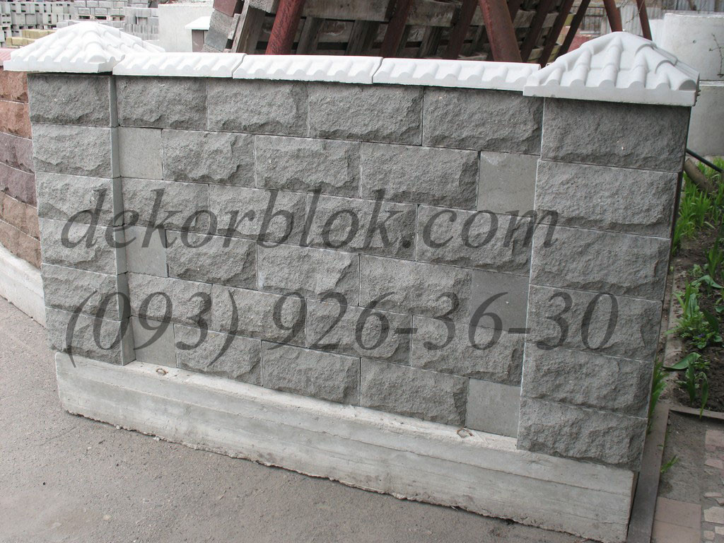 Декоративні блоки для парканів