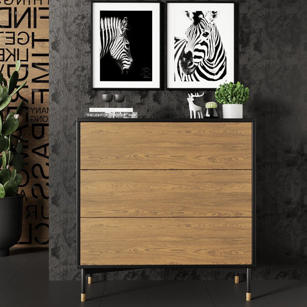 Комод "Палермо Чорний", фото 1