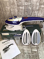 Ручний відпарювач для одягу з двома змінними насадками Rainberg RB-6315 2000 Вт