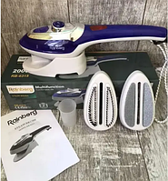 Ручний відпарювач, 2000 Вт для одягу з двома змінними насадками Rainberg RB-6315