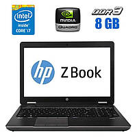 Ноутбук HP ZBook 15 G2/ 15.6" IPS /Core i7 4 ядра 2.9GHz / 16GB DDR3 / 240GB SSD / Quadro K2100M