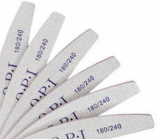 Пилочка для нігтів O.P.I півмісяць, 180/240 гріт