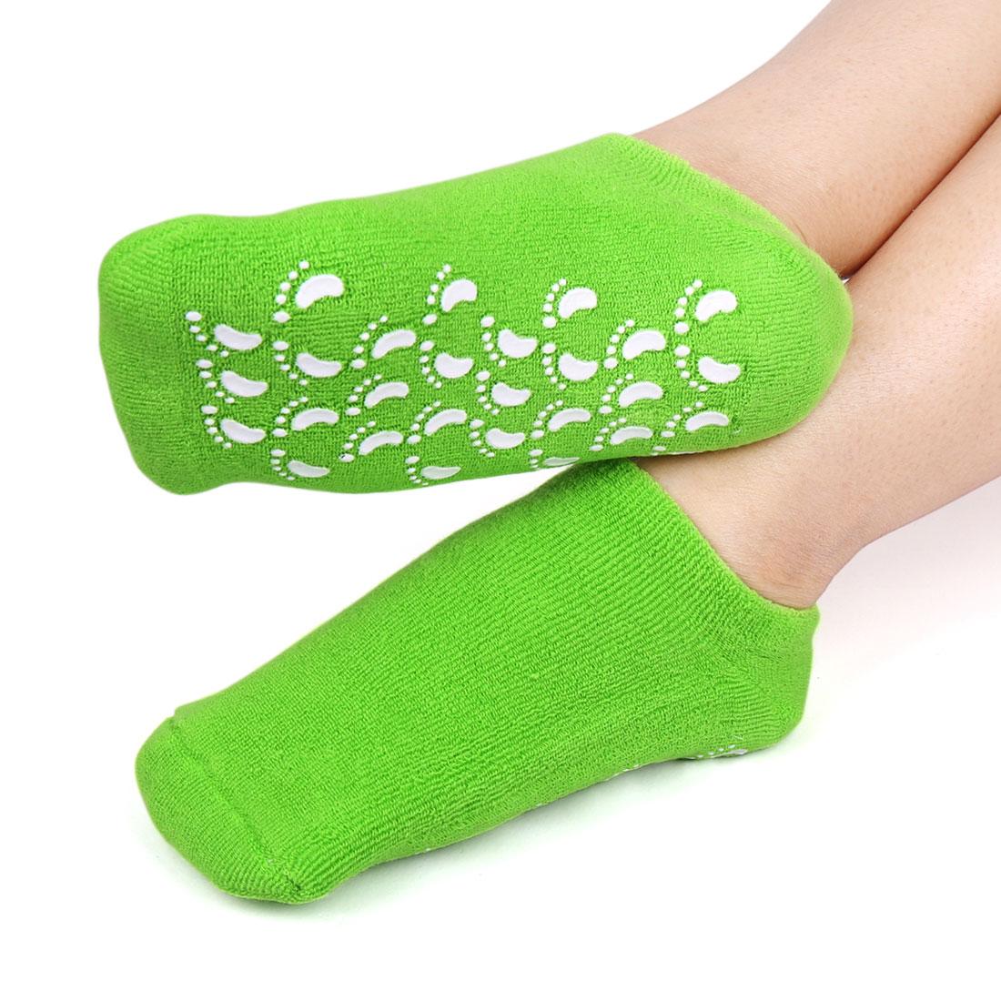 Зволожуючі гелеві носочки Spa Gel Socks Green