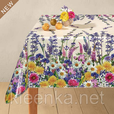 Клейонка кухонна на стіл Dekorama  Квіткове поле