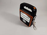 Ліхтар — прожектор із сонячною панеллю + USB Solar HS-8020А Оранж, фото 4