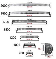 Ціна за 1 шт 120w.Фари Led Нива 2121-21213 Тайга УАЗ 469 ГАЗ 24, ВАЗ 2101, Хаммер, FJ Cruiser, w463,