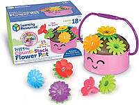 Розвиваюча іграшка «Квітковий горщик Поппі» Learning resources (15 предметів) квіти, букет квітів Poppy Flower Pot