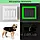 Люмінесцентні наклейки світяться в темряві на вимикачі сині, фото 7