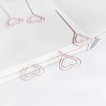 Скріпка-закладка "серце" подовжена, фото 2