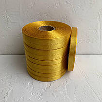 Стрічка атласна 6 мм "Золота"