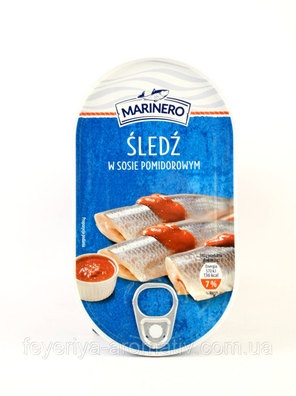 Оселедець у томатному соусі Marinero Sledz 170 г Польща