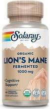 Їжовик гребінчастий Solaray, Fermented Lion's Mane Mushroom 500 mg 60 veg Caps