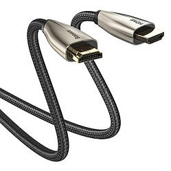 Кабель Horizontal з HDMI на HDMI 4k 5 м BASEUS, Black