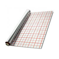 Фольга для теплої підлоги з розміткою рулон 50 кв/м (55мікрон)