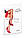 Панчохи в велику сітку Anne De Ales — Erica, червоні T3, фото 2