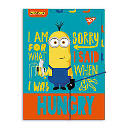 Папка YES А4 c 3 роздільниками "Minions"
