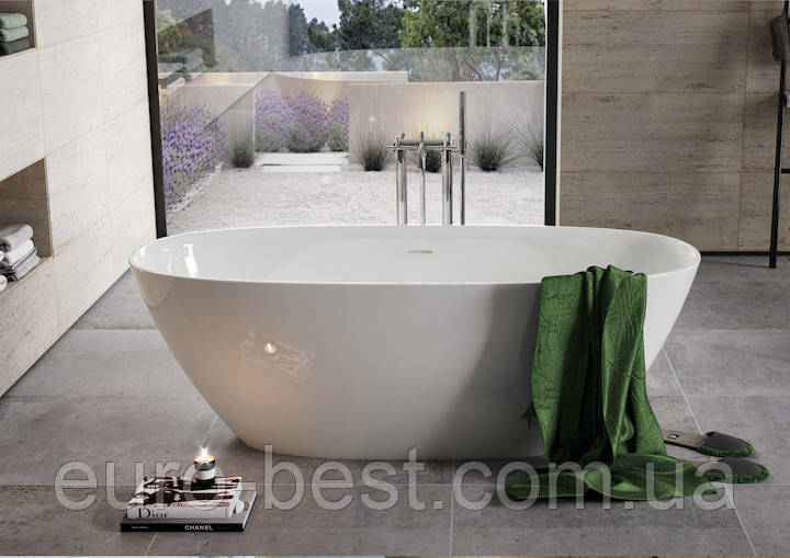 Вільностояча ванна з штучного камня Roca Ariane 165×75 A248470000 ...