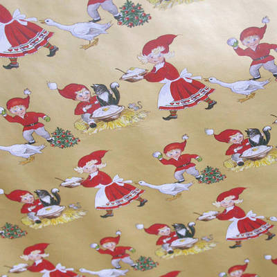 Папір пакувальний золотистий, 1 м