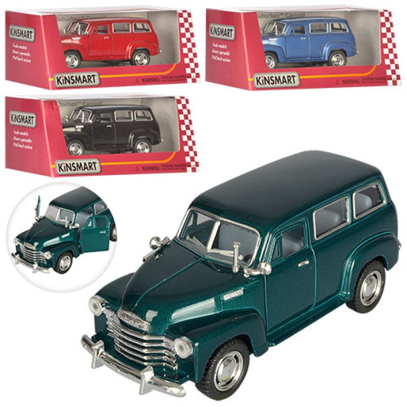 Металева машинка Kinsmart 1950 Chevrolet Suburban Carryall