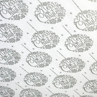 Папір пакувальний новорічний, відріз 1,8 м
