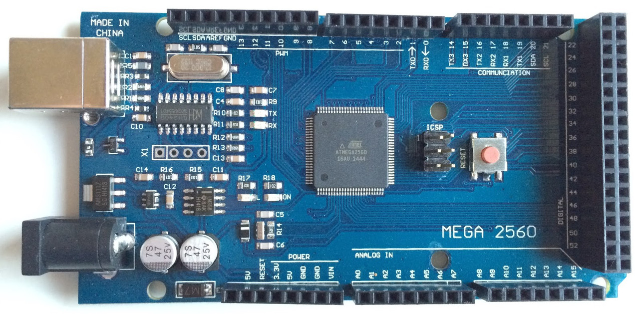 Arduino MEGA2560 R3 + USB, фото 1