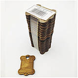 Бобіни (шпулі) для муліне дерев'яні ТМ Натхнення (20шт) KD01_20, фото 2