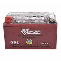 Акумулятор АКБ 7А YTX7A-BS (GEL) (12V7Ah) Mototech