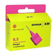 Межзубные ершики Spokar XM прямые 0,5 мм 6 шт