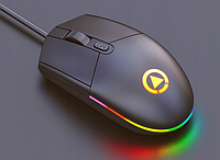 Игровая проводная мышь с RGB подсветкой для ПК и ноутбука G3SE, сенсор 1600 DPI
