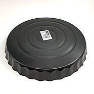 Залізна форма для випікання тарту або пирога Кругла хвиляста 28 см, фото 2