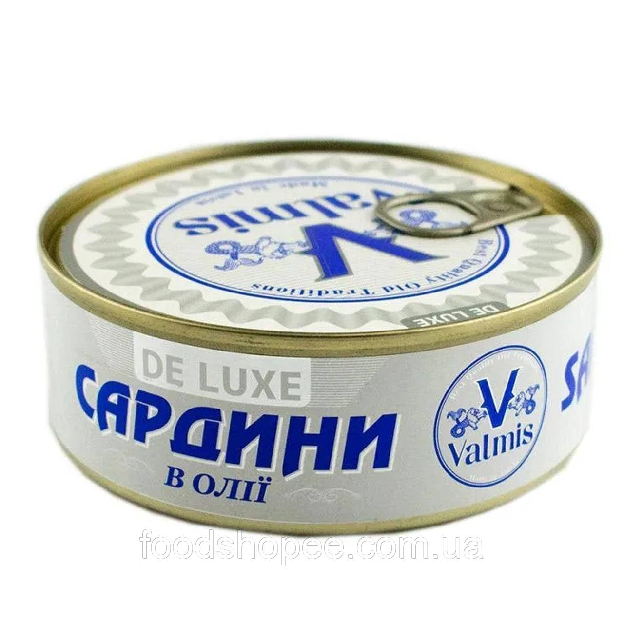 Купить Сардины Атлантические в масле, Valmis, 240г, цена 69.81 ₴ — Prom ...