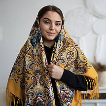 Сучасна вовняна народна хустина Царська, фото 4
