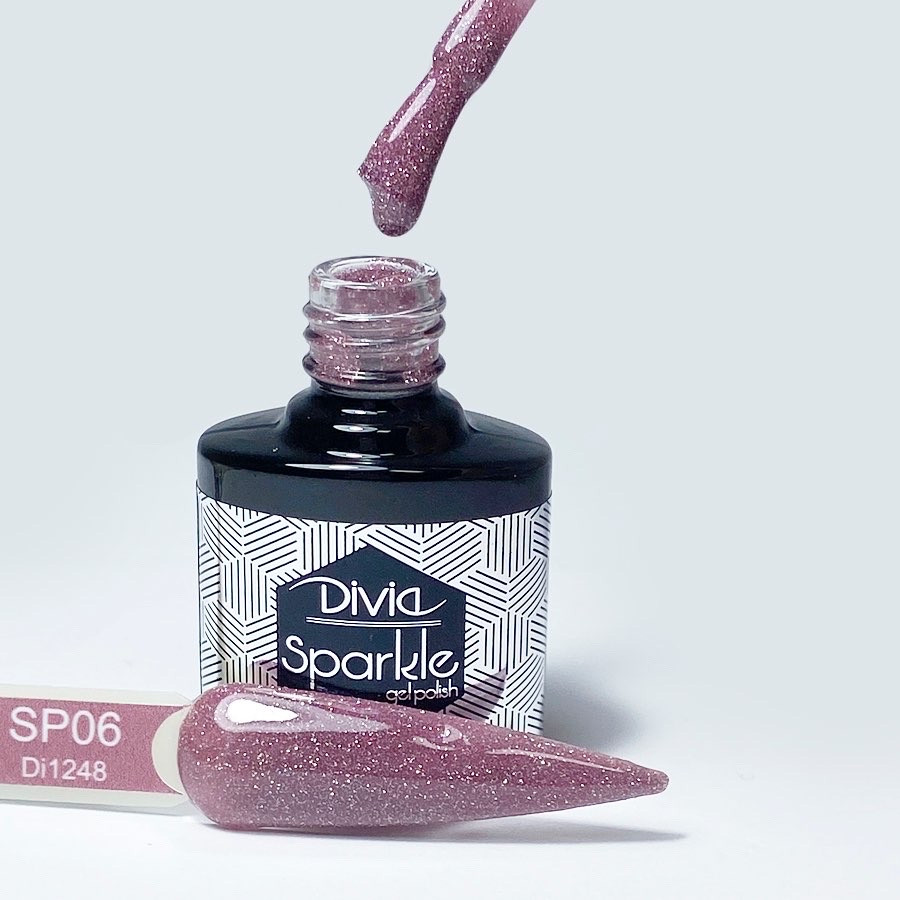 Di1248 SP06 Sparkle Divia Гель-лак світловідбивний