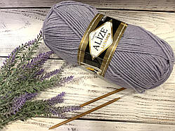 Нитки в'язані Lanagold. 100 г. 240 м. Колір — волошковий 20