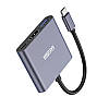 Конвертор USB Hub Kakusiga KSC-750 Type-C на USB 3.0 / HDMI / Type-C PD, фото 2
